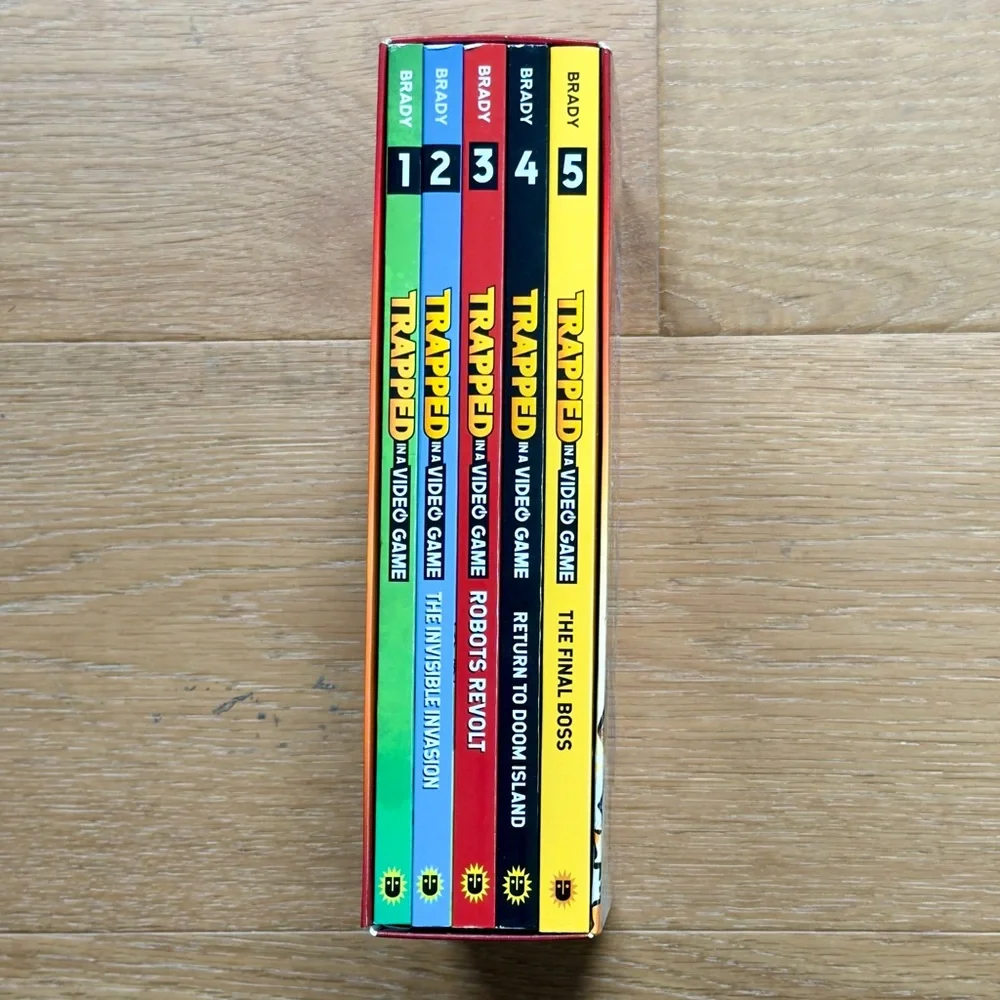 Trapped in a Video Game Box Set Book Series Complete Gift Set Like New Sci-Fi